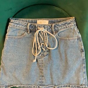 Pacsun Jean Skirt